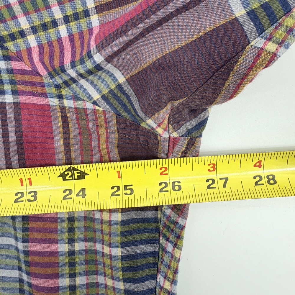 Ralph Lauren Button Down Shirt Mens XL Multicolor Plaid Classic Fit Short Sleeve - Picture 5 of 6